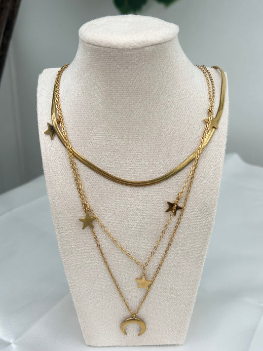 Celestial Layered Necklace