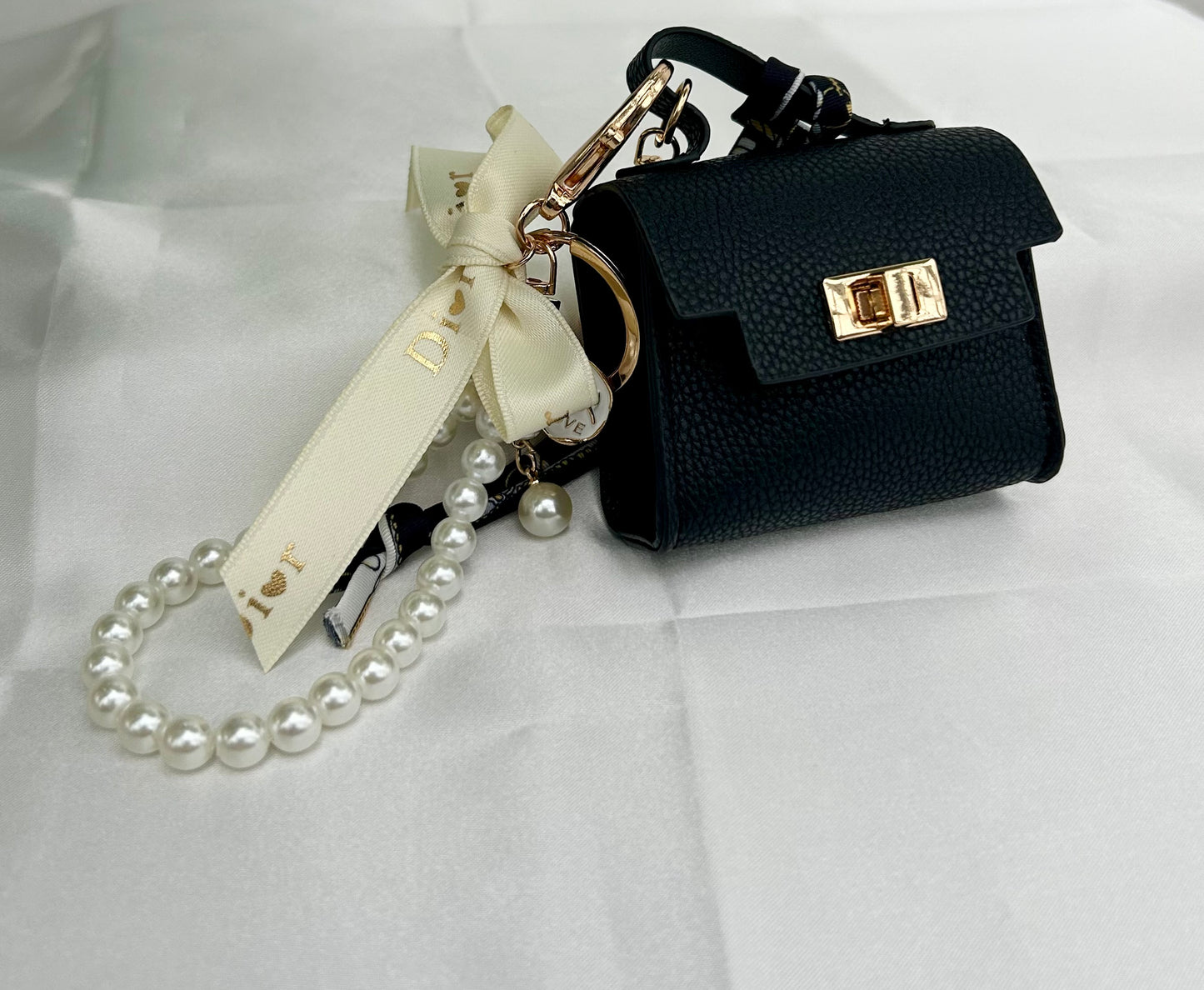 Mini Black Keychain