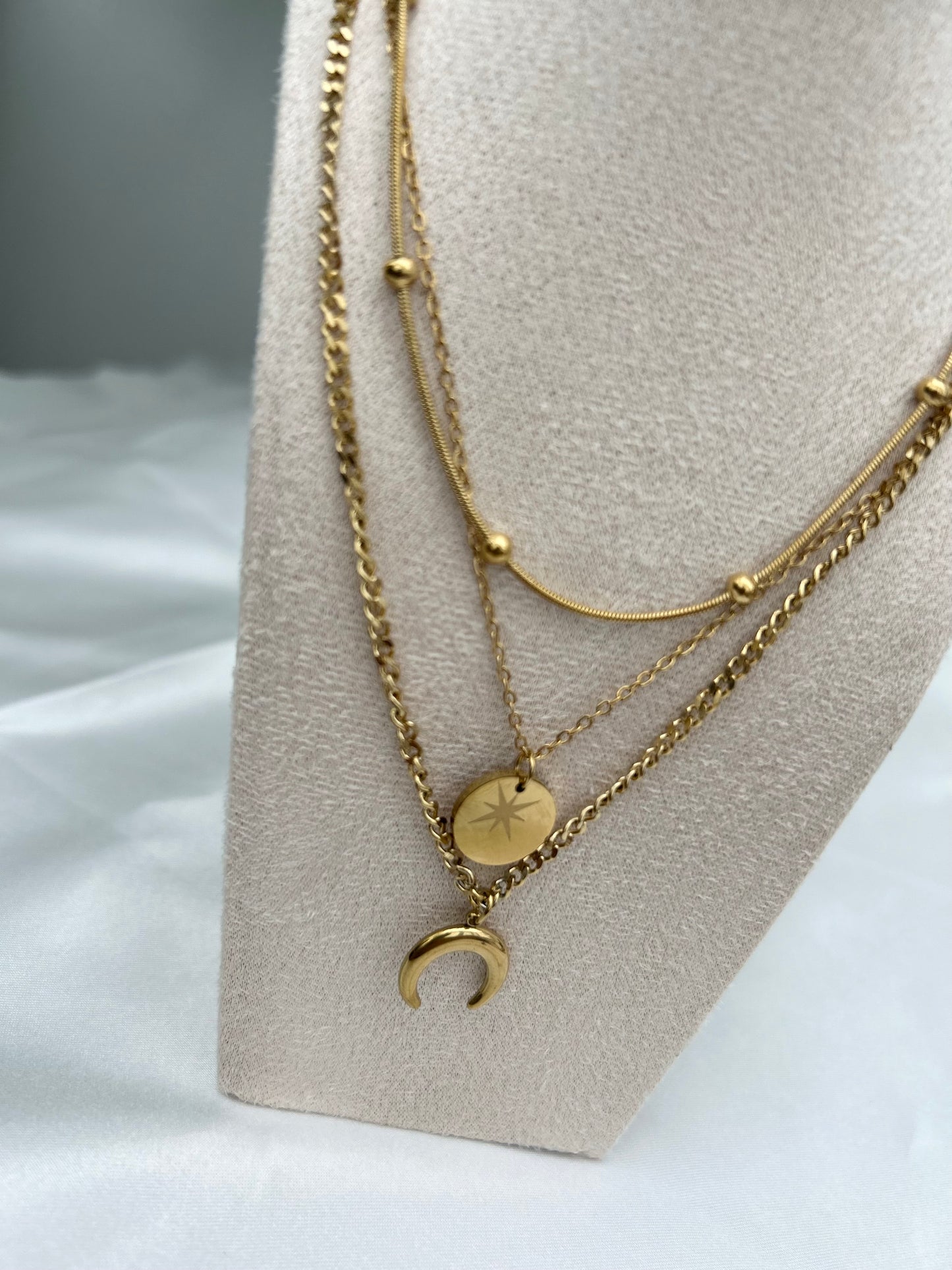 Moon & Star Necklace