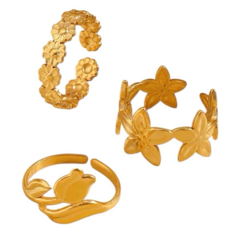 Dreamy Petal Ring- Stainless Steel & Tarnish Free