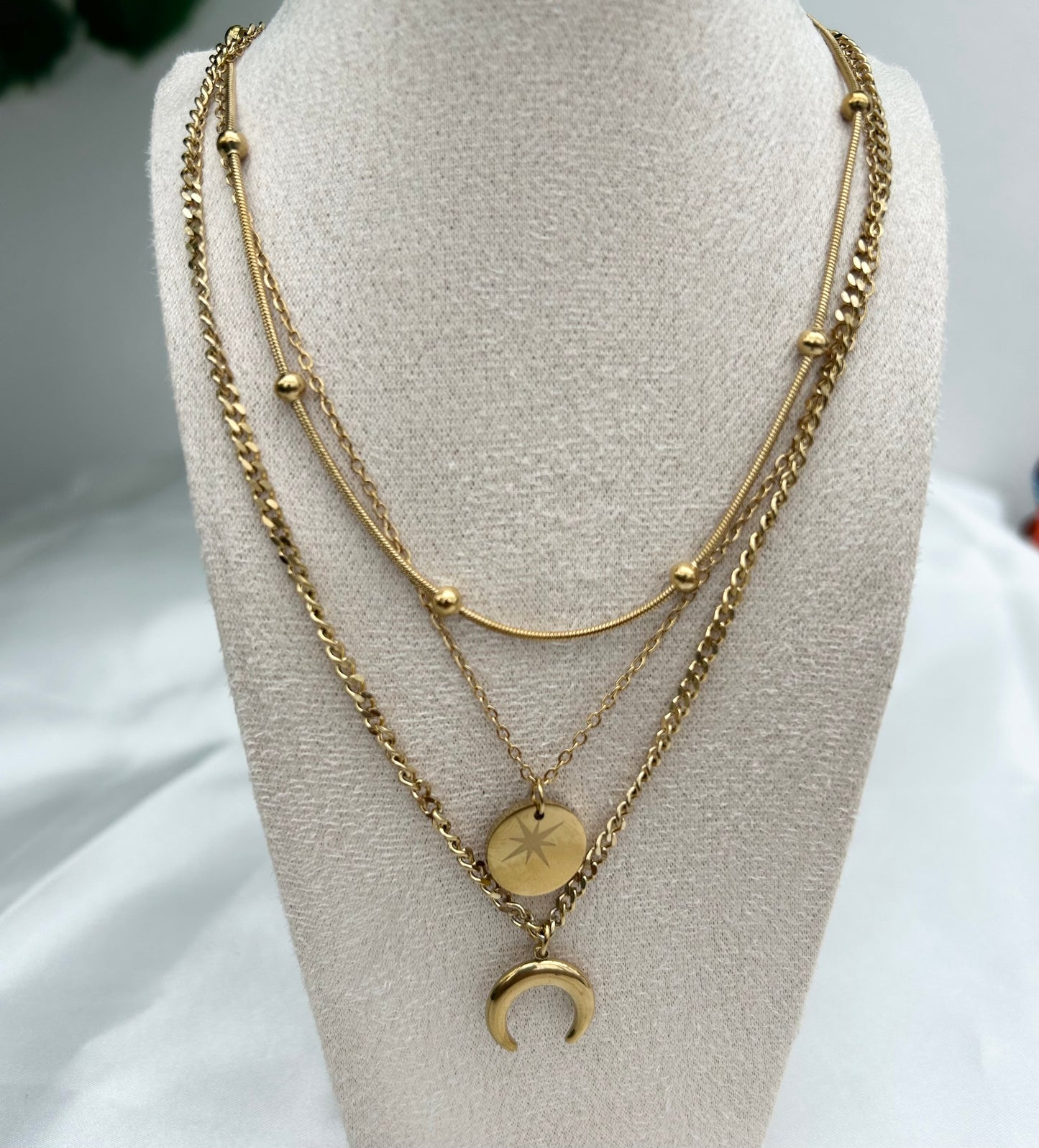 Moon & Star Necklace