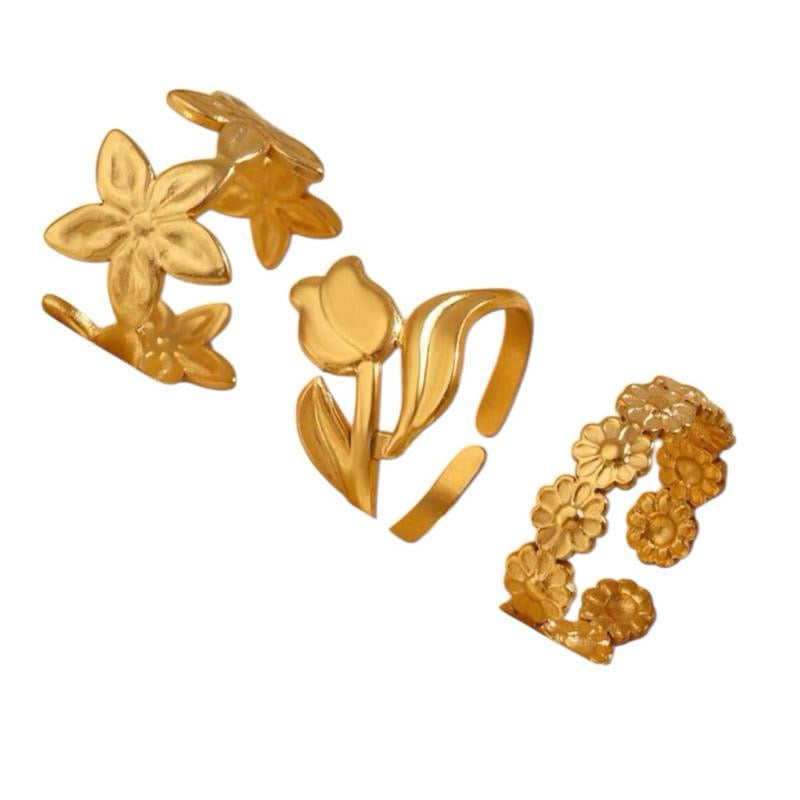 Dreamy Petal Ring- Stainless Steel & Tarnish Free